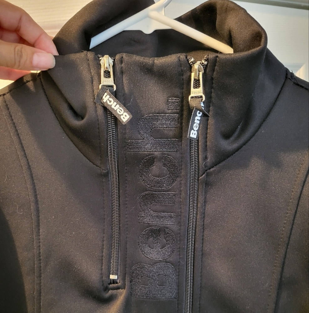 Bench Women's Black Double Zip Jacket